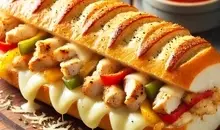 طرز تهیه باگت شکم پر | یه باگت شکم پر پنیری که نگم از عطر و طعمش +ویدئو