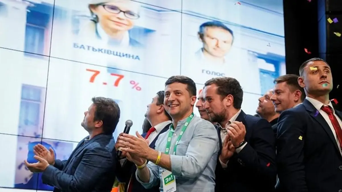 پیروزی چشمگیر حزب رئیس جمهور اوکراین در انتخابات پارلمانی