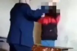 فیلم منتشر شده از کتک زدن یک دانش‌ آموز در گیلان
