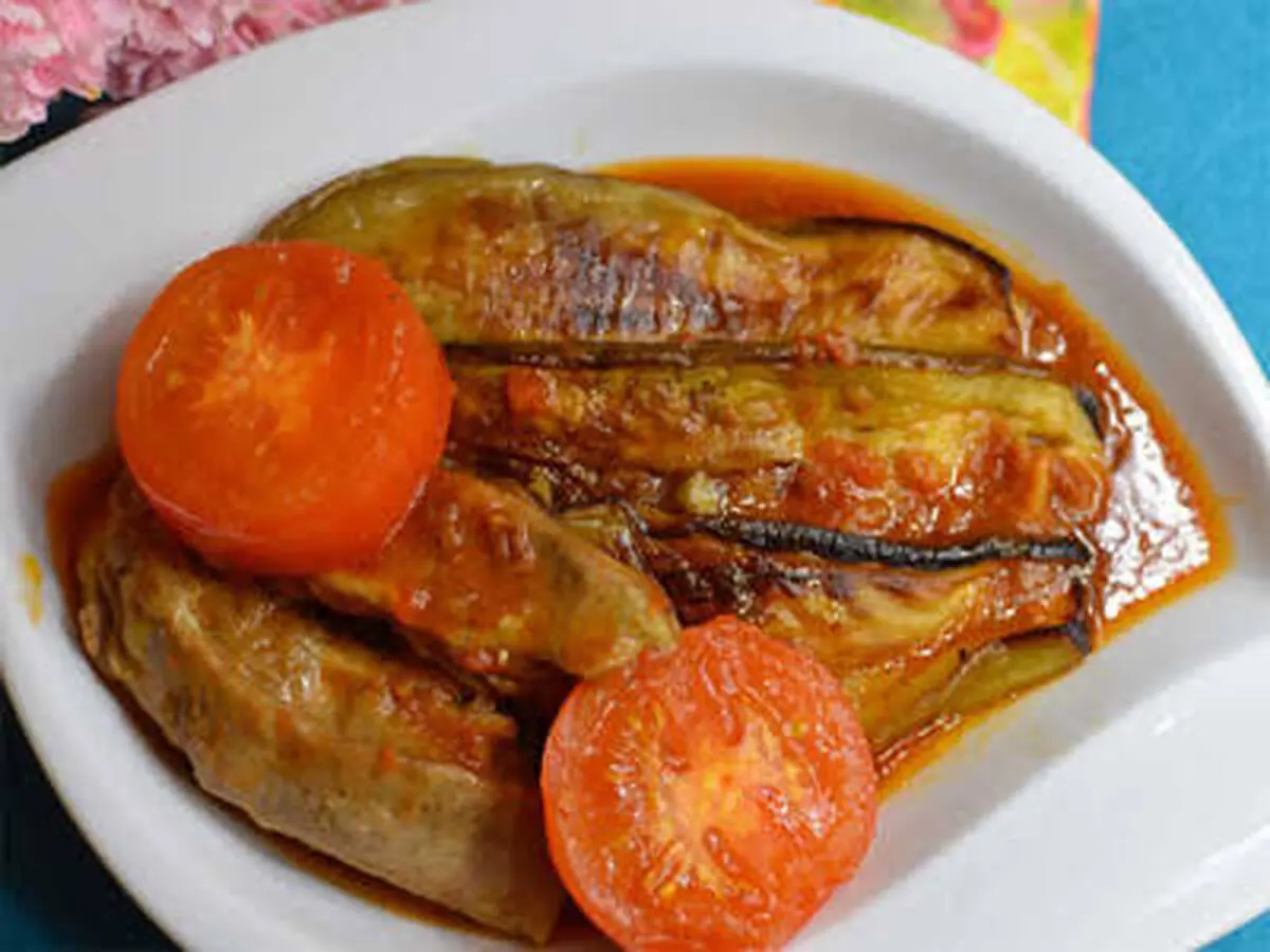 ناهار خورشت بادمجان و کدو درست کن محشر میشه | طرز تهیه خورش بادمجان و کدو بدون گوشت