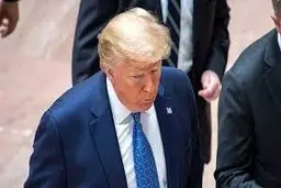 ترامپ: اعتراضات به من ربطی ندارد؛آنها رای دهندگان من نیستند! 