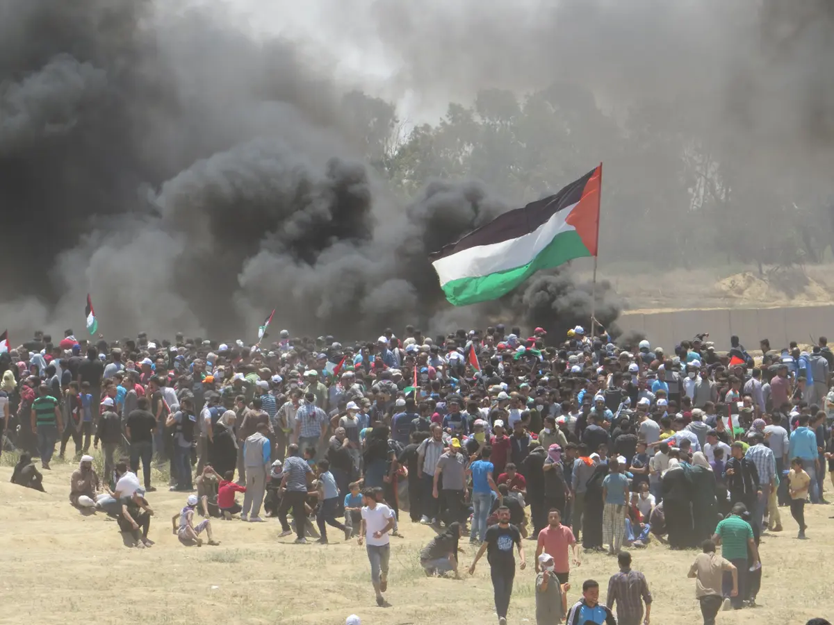 زخمی شدن ۷۵ فلسطینی در در هفتاد و دومین راهپیمایی بازگشت