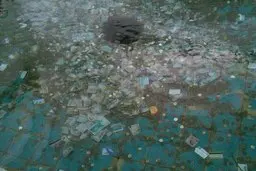 کارت بانکی در حوض سکه باغ فین! +تصاویر