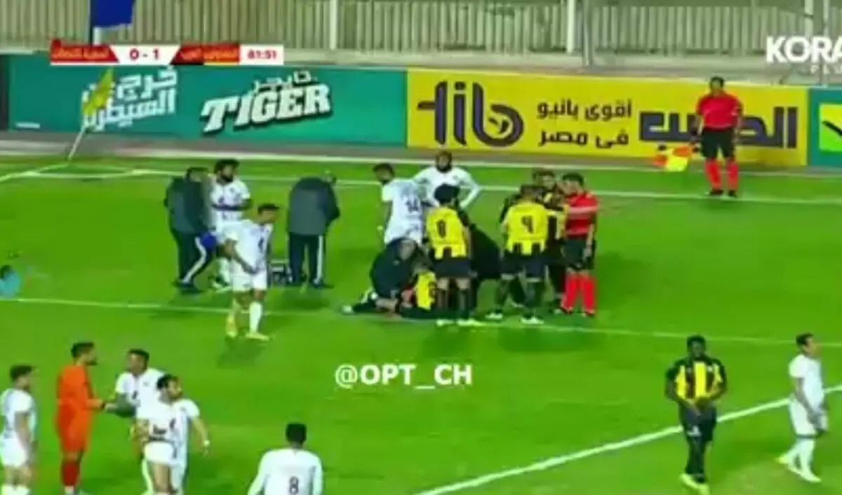 نجات یک بازیکن از کام مرگ در مصر+ویدئو 