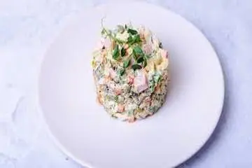 سالاد مرغ ویژه مهمانی | جایگزینی خوشمزه برای الویه +ویدئو