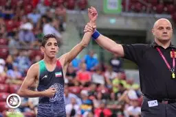جام جهانی  |  به دست اوردن برنز جام جهانی کشتی ازاد توسط  رحمان عموزاد